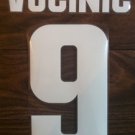 MIRKO VUCINIC 9 JUVENTUS HOME 2013 2014 NAME NUMBER SET NAMESET PRINT FOOTBALL