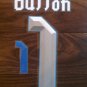 BUFFON 1 ITALY HOME 2013 2014 NAME NUMBER SET NAMESET KIT PRINT FOOTBALL ITALIA