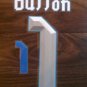 BUFFON 1 ITALY HOME 2013 2014 NAME NUMBER SET NAMESET KIT PRINT FOOTBALL ITALIA