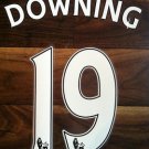 STEWART DOWNING 19 LIVERPOOL HOME 2013 2014 NAME NUMBER SET NAMESET KIT PRINT
