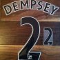 CLINT DEMPSEY 11 TOTTENHAM HOME 2013 2014 NAME NUMBER SET NAMESET KIT PRINT