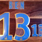 BEN 13 OLYMPIQUE DE MARSEILLE 2013 2014 NAME NUMBER SET NAMESET KIT PRINT