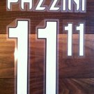 GIAMPAOLO PAZZINI 11 AC MILAN HOME 2013 2014 NAME NUMBER SET NAMESET KIT PRINT