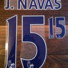 JESUS NAVAS 15 MANCHESTER CITY HOME 2013 2014 NAME NUMBER SET NAMESET PRINT