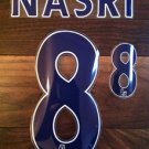SAMIR NASRI 8 MANCHESTER CITY HOME 2013 2014 NAME NUMBER SET NAMESET PRINT