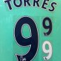 FERNANDO TORRES 9 CHELSEA BLUE AWAY 2013 2014 NAME NUMBER SET NAMESET KIT PRINT
