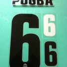 PAUL POGBA 6 JUVENTUS JUVE AWAY 2013 2014 NAME NUMBER SET NAMESET PRINT