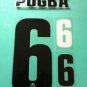 PAUL POGBA 6 JUVENTUS JUVE AWAY 2013 2014 NAME NUMBER SET NAMESET PRINT