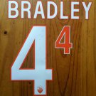 MICHAEL BRADLEY 4 AS ROMA HOME 2013 2014 NAME NUMBER SET NAMESET KIT PRINT