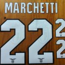 FEDERICO MARCHETTI 22 SS LAZIO HOME 2013 2014 NAME NUMBER SET NAMESET KIT PRINT