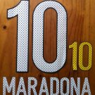 DIEGO MARADONA 10 BOCA JUNIORS 2013 2014 NAME NUMBER SET NAMESET KIT PRINT