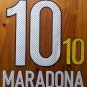 DIEGO MARADONA 10 BOCA JUNIORS 2013 2014 NAME NUMBER SET NAMESET KIT PRINT