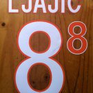 ADEM LJAJIC' 8 AS ROMA HOME 2013 2014 NAME NUMBER SET NAMESET KIT PRINT