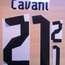 EDINSON CAVANI 21 URUGUAY HOME 2013 2014 NAME NUMBER SET NAMESET KIT PRINT