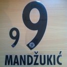 MANDZUKIC 9 BAYERN MUNICH AWAY 2013 2014 NAME NUMBER SET NAMESET KIT PRINT FLOCK