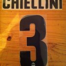 GIORGIO CHIELLINI 3 JUVENTUS AWAY 2013 2014 NAME NUMBER SET NAMESET PRINT