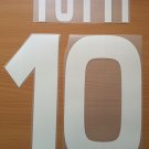 TOTTI 10 AS ROMA HOME 2008 2009 NAME NUMBER SET NAMESET KIT PRINT NUMBERING