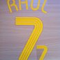 RAUL BLANCO 7 SPAIN HOME WORLD CUP 2006 NAME NUMBER SET NAMESET KIT PRINT