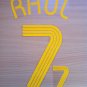 RAUL BLANCO 7 SPAIN HOME WORLD CUP 2006 NAME NUMBER SET NAMESET KIT PRINT