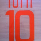 TOTTI 10 AS ROMA THIRD 2011 2012 NAME NUMBER SET NAMESET KIT PRINT NUMBERING
