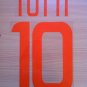 TOTTI 10 AS ROMA THIRD 2011 2012 NAME NUMBER SET NAMESET KIT PRINT NUMBERING