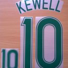KEWELL 10 AUSTRALIA 2006 2008 NAME NUMBER SET NAMESET KIT PRINT NUMBERING