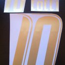 TOTTI 10 ITALY HOME WORLD CUP 2006 NAME NUMBER SET NAMESET KIT PRINT NUMBERING