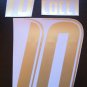 TOTTI 10 ITALY HOME WORLD CUP 2006 NAME NUMBER SET NAMESET KIT PRINT NUMBERING