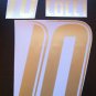 TOTTI 10 ITALY HOME WORLD CUP 2006 NAME NUMBER SET NAMESET KIT PRINT NUMBERING