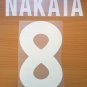 NAKATA 8 AS ROMA HOME 2000 2002 NAME NUMBER SET NAMESET KIT PRINT NUMBERING