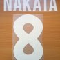 NAKATA 8 AS ROMA HOME 2000 2002 NAME NUMBER SET NAMESET KIT PRINT NUMBERING