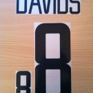 DAVIDS 8 NETHERLANDS HOME 2002 2004 NAME NUMBER SET NAMESET KIT PRINT HOLLAND