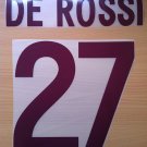 DE ROSSI 27 AS ROMA AWAY 2002 2003 NAME NUMBER SET NAMESET KIT PRINT NUMBERING