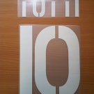 TOTTI 10 AS ROMA HOME 2003 2004 NAME NUMBER SET NAMESET KIT PRINT NUMBERING