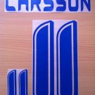 LARSSON 11 SWEDEN HOME WORLD CUP 2006 NAME NUMBER SET NAMESET KIT PRINT