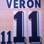 VERON 11 ARGENTINA HOME WORLD CUP 1998 NAME NUMBER SET NAMESET KIT PRINT
