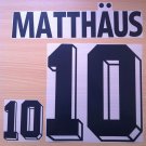 MATTHAUS 10 GERMANY HOME WORLD CUP1994 NAME NUMBER SET NAMESET KIT PRINT