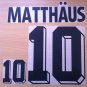 MATTHAUS 10 GERMANY HOME WORLD CUP1994 NAME NUMBER SET NAMESET KIT PRINT