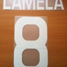 LAMELA 8 AS ROMA HOME 2011 2012 NAME NUMBER SET NAMESET KIT PRINT NUMBERING