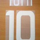 TOTTI 10 AS ROMA HOME 2011 2012 NAME NUMBER SET NAMESET KIT PRINT NUMBERING