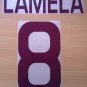 LAMELA 8 AS ROMA AWAY 2011 2012 NAME NUMBER SET NAMESET KIT PRINT NUMBERING