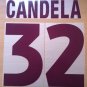 CANDELA 32 AS ROMA AWAY 2000 2002 NAME NUMBER SET NAMESET KIT PRINT NUMBERING