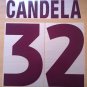 CANDELA 32 AS ROMA AWAY 2000 2002 NAME NUMBER SET NAMESET KIT PRINT NUMBERING