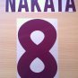 NAKATA 8 AS ROMA AWAY 2000 2002 NAME NUMBER SET NAMESET KIT PRINT NUMBERING