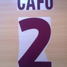 CAFU 2 AS ROMA AWAY 2000 2002 NAME NUMBER SET NAMESET KIT PRINT NUMBERING