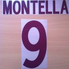 MONTELLA 9 AS ROMA AWAY 2002 2003 NAME NUMBER SET NAMESET KIT PRINT NUMBERING