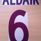 ALDAIR 6 AS ROMA AWAY 2002 2003 NAME NUMBER SET NAMESET KIT PRINT NUMBERING