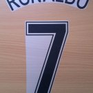 RONALDO 7 MANCHESTER UNITED AWAY 2006 2007 NAME NUMBER SET NAMESET KIT PRINT CR7