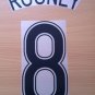ROONEY 8 MANCHESTER UNITED AWAY 2006 2007 NAME NUMBER SET NAMESET KIT PRINT