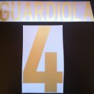 GUARDIOLA 4 BARCELONA HOME CENTENARY 1999 2000 NAME NUMBER SET NAMESET KIT PRINT